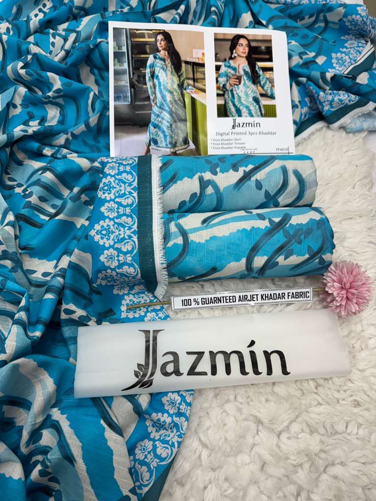 F&F-05 DIGITALLY PRINT KHADDER 3PC