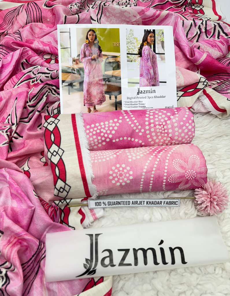 F&F-06 DIGITALLY PRINT KHADDER 3PC