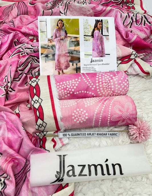 F&F-06 DIGITALLY PRINT KHADDER 3PC