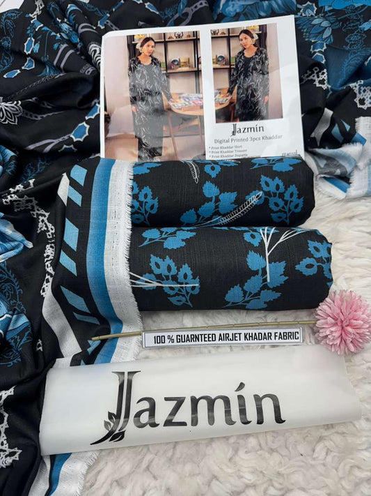 F&F-02 DIGITALLY PRINT KHADDER 3PC