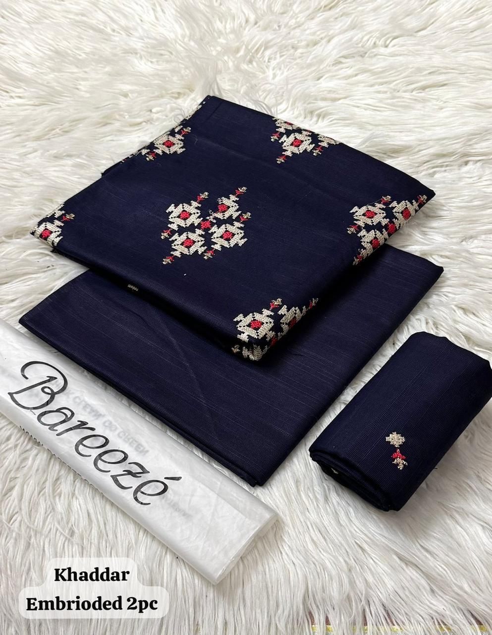 FAS-01 EMBORIDER KHADDAR 2PC