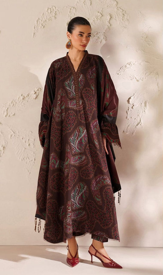 F&F-27 DIGITALLY PRINT KHADDER 3PC