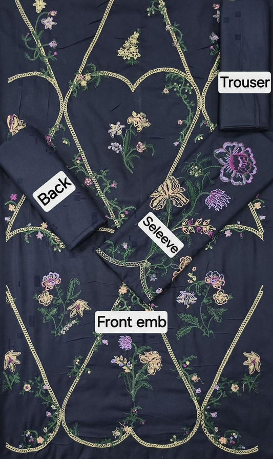 AS-21 EMBORIDER DHANAK 2PC