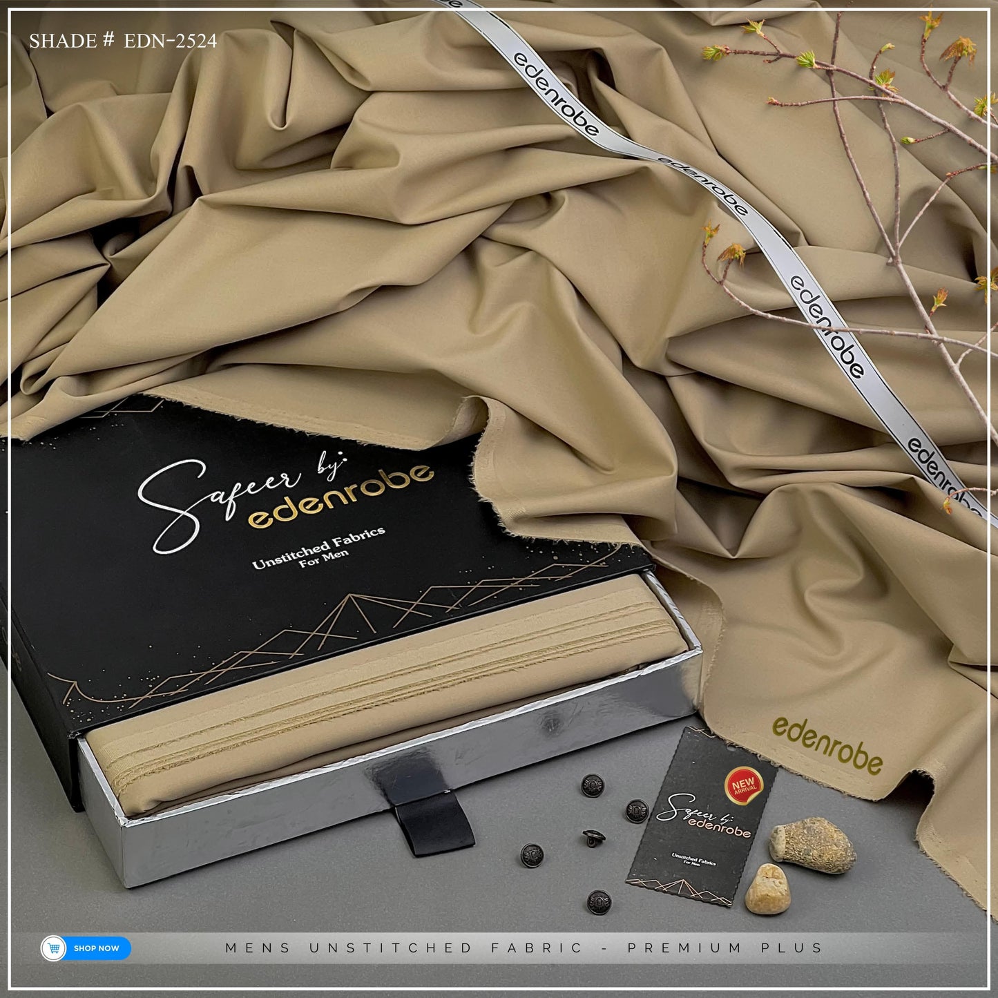 BR-07 Edenrobe`WASH'N WEAR soft & Smooth