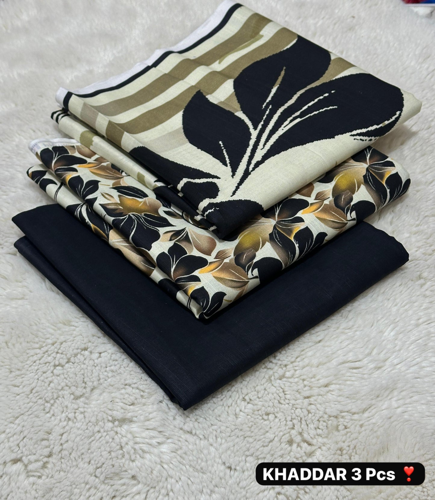 AMD-34 DIGITALLY PRINT KHADDER 3PC