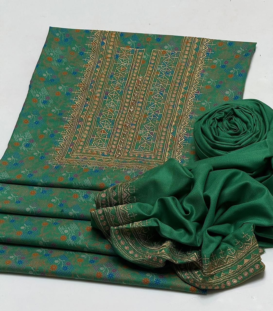 FNF-08 EMBORIDER KHADDAR 2PC