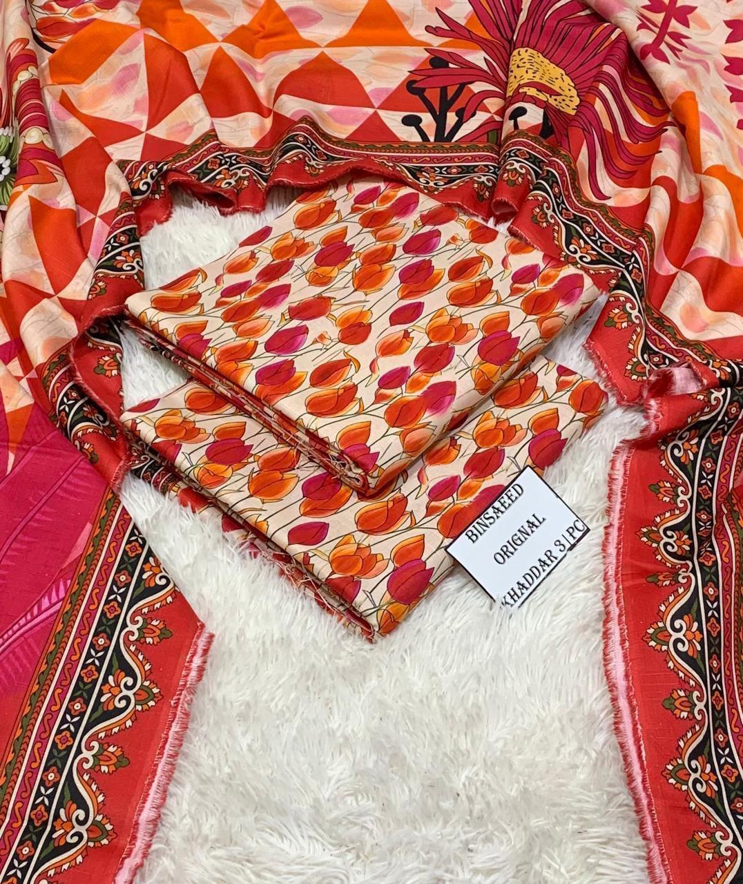 AMD-08 DIGITALLY PRINT KHADDER 3PC