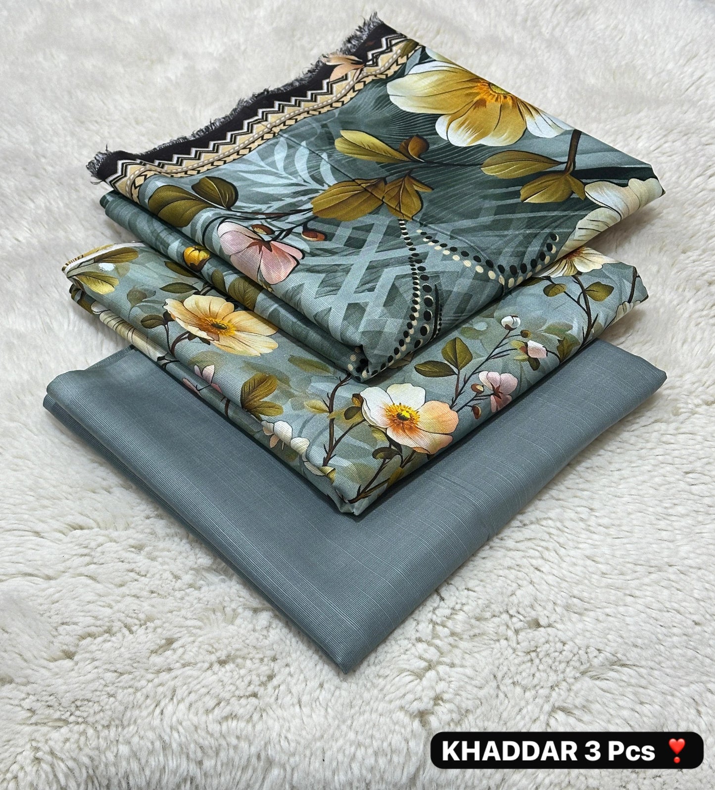 AMD-31 DIGITALLY PRINT KHADDER 3PC