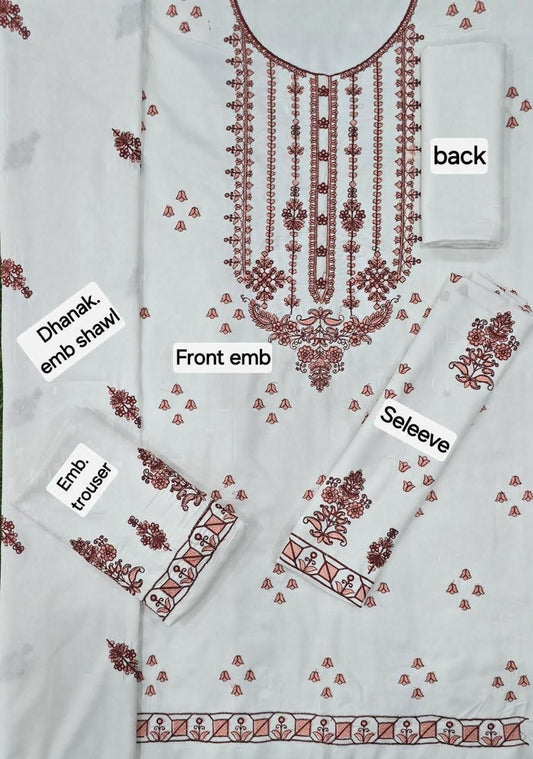 AS-16 BRANDED DHANAK 3PC