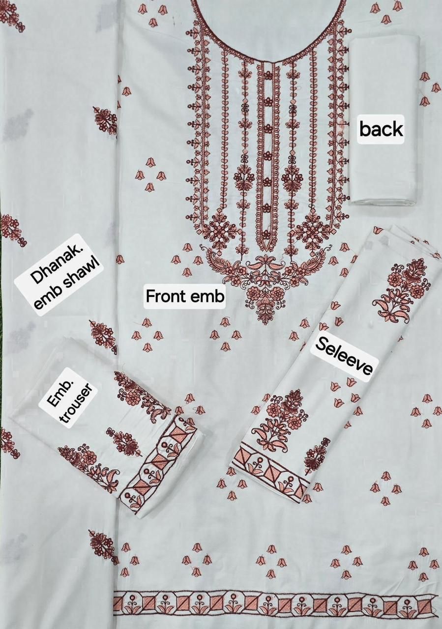 AS-16 BRANDED DHANAK 3PC