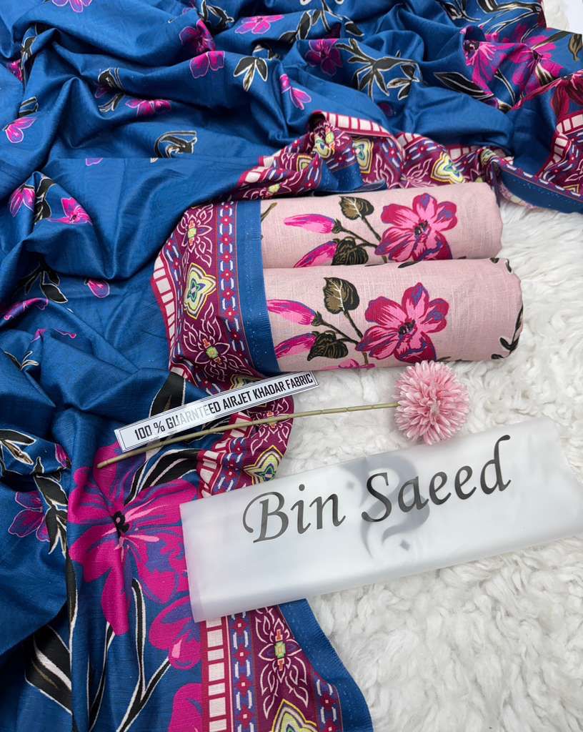 AMD-12 DIGITALLY PRINT KHADDER 3PC