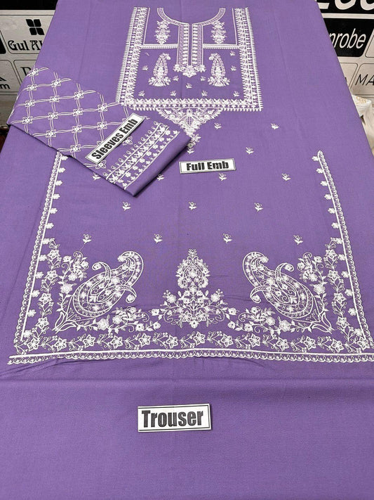 AHM-06 EMBORIDER DHANAK 2PC