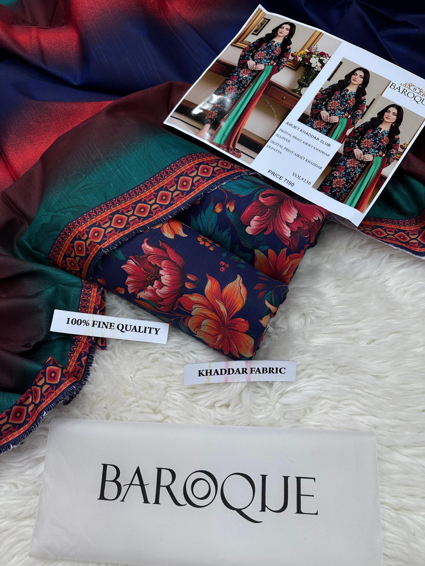 A FNF-06 DIGITALLY PRINT KHADDER 3PC