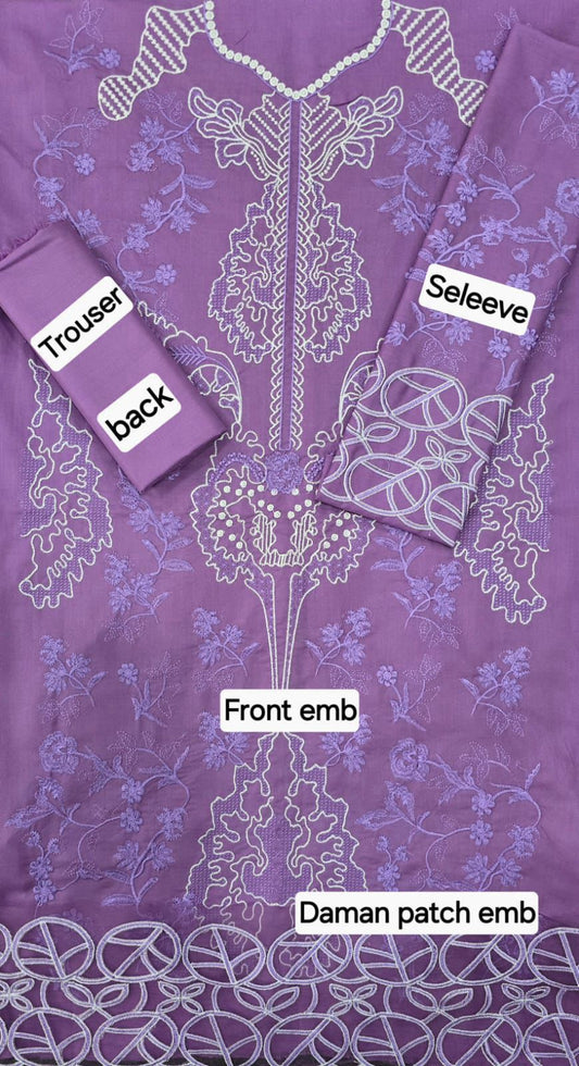 AS-03 EMBORIDER DHANAK 2PC