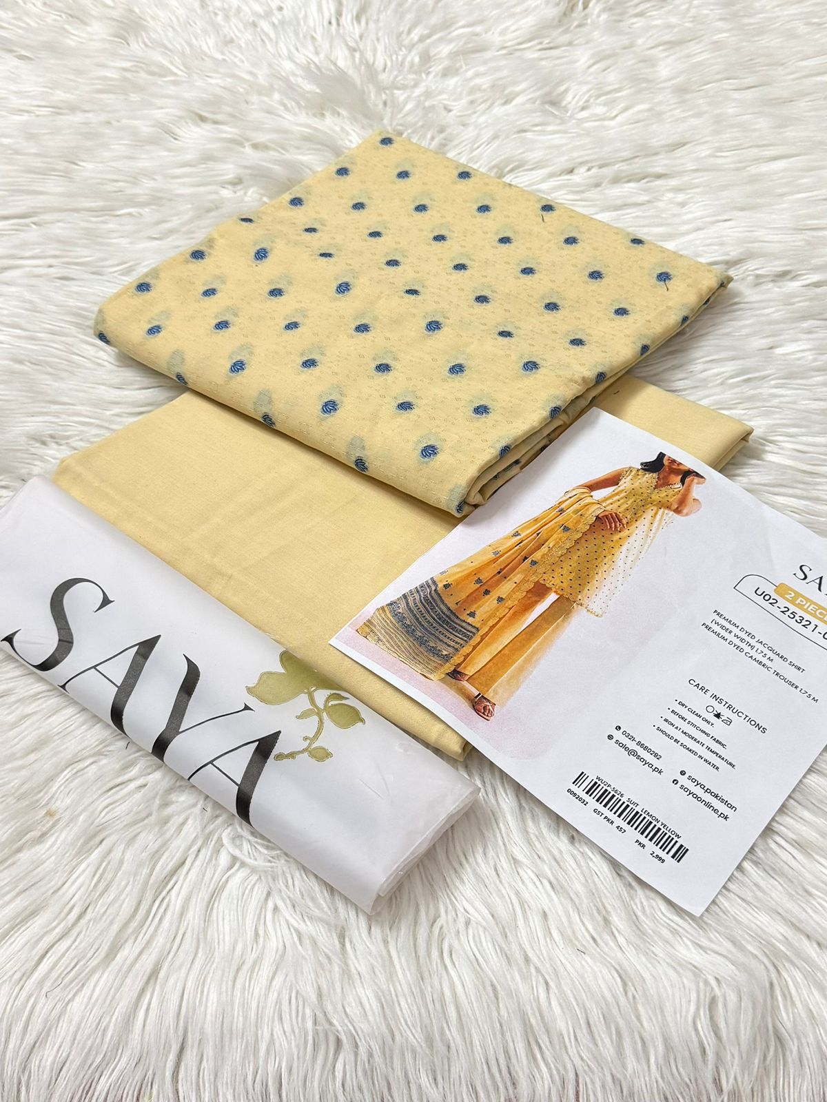 FAS-07 COTTON JACQUARD 2PC