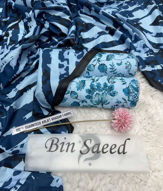 AMD-10 DIGITALLY PRINT KHADDER 3PC