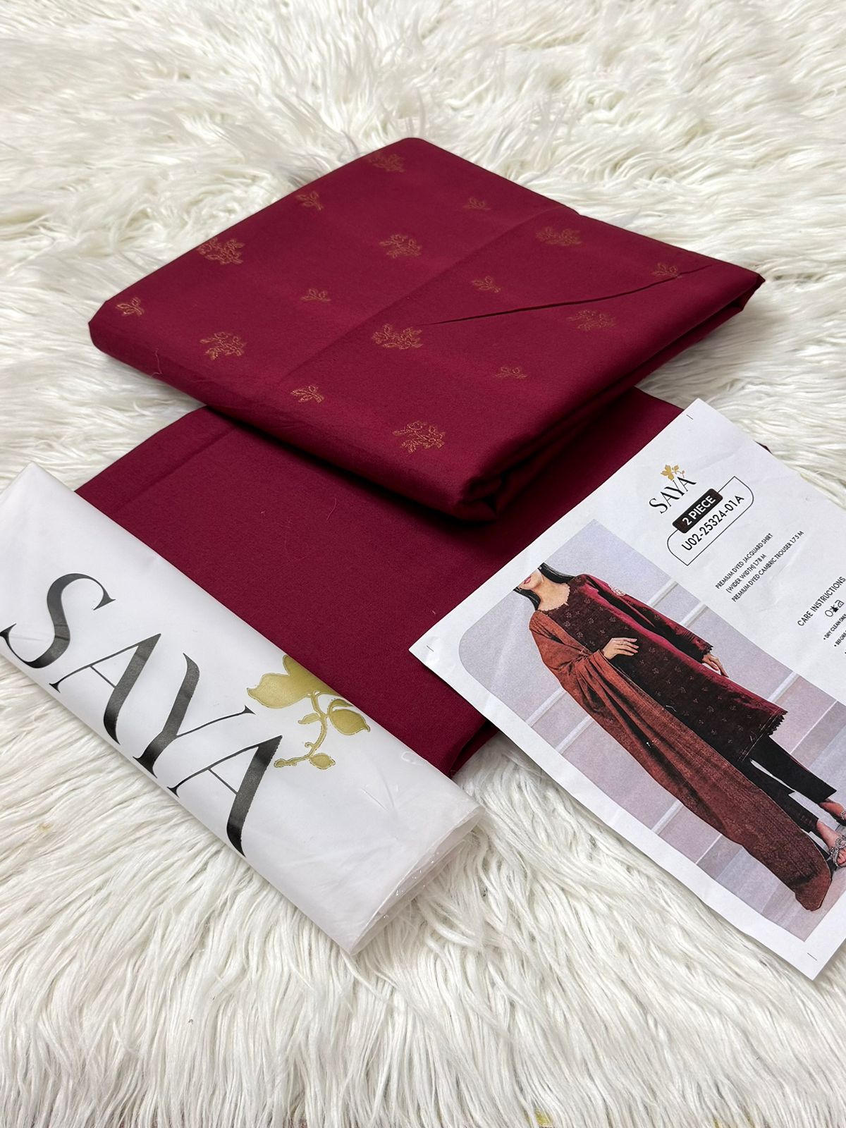 FAS-19 COTTON JACQUARD 2PC