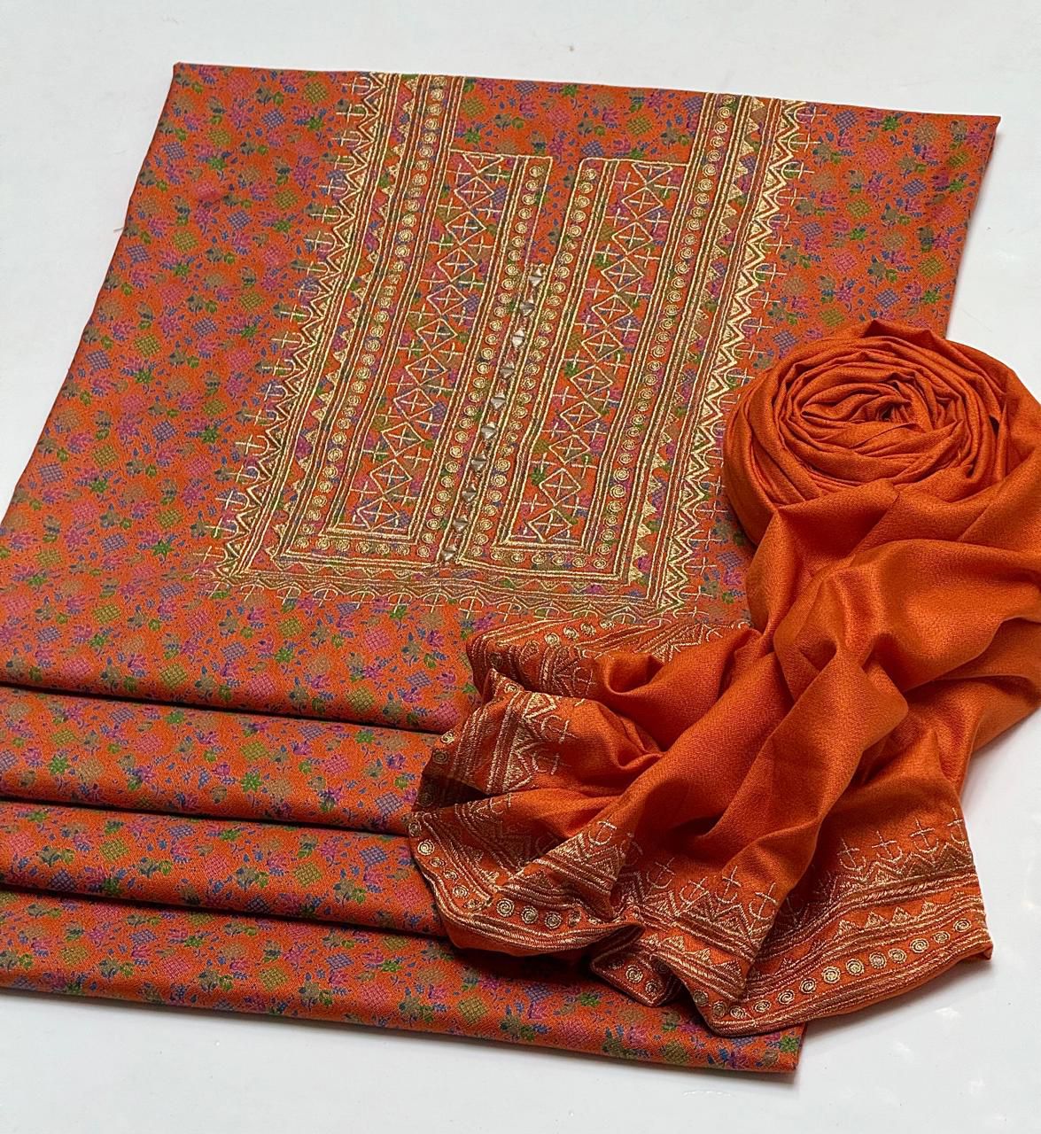 FNF-04 EMBORIDER KHADDAR 2PC