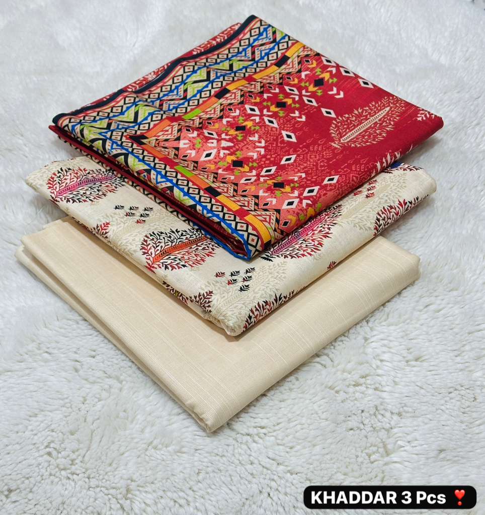 AMD-35 DIGITALLY PRINT KHADDER 3PC