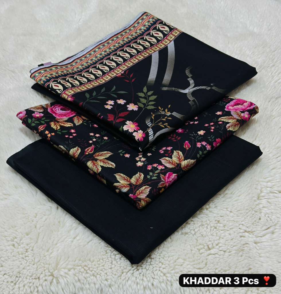 AMD-40 DIGITALLY PRINT KHADDER 3PC
