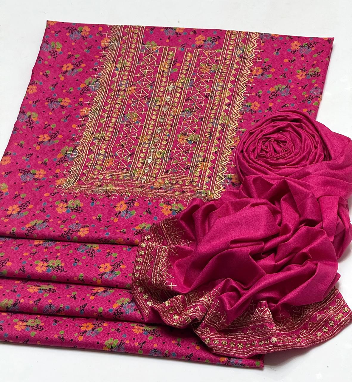 FNF-05 EMBORIDER KHADDAR 2PC