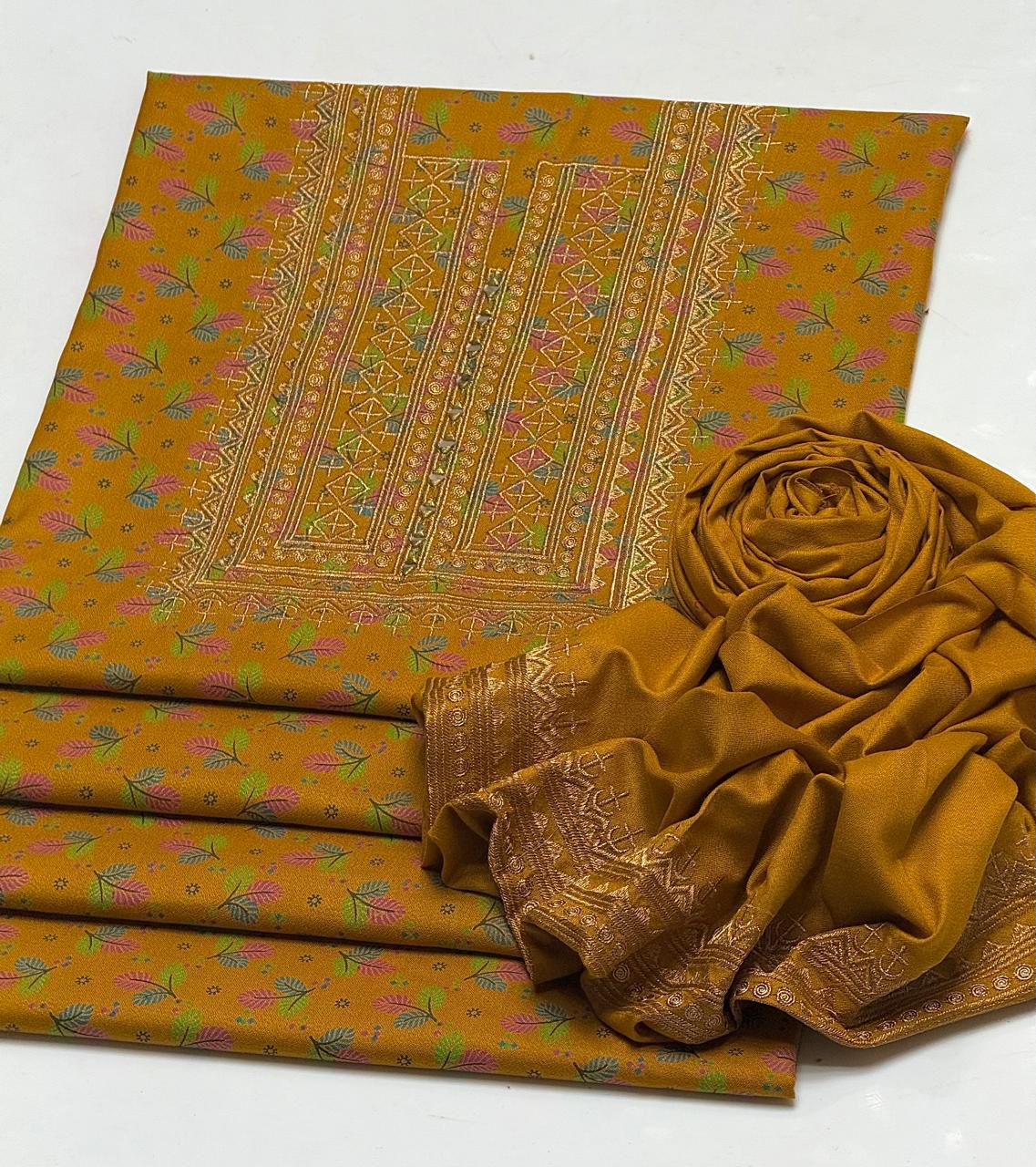 FNF-09 EMBORIDER KHADDAR 2PC