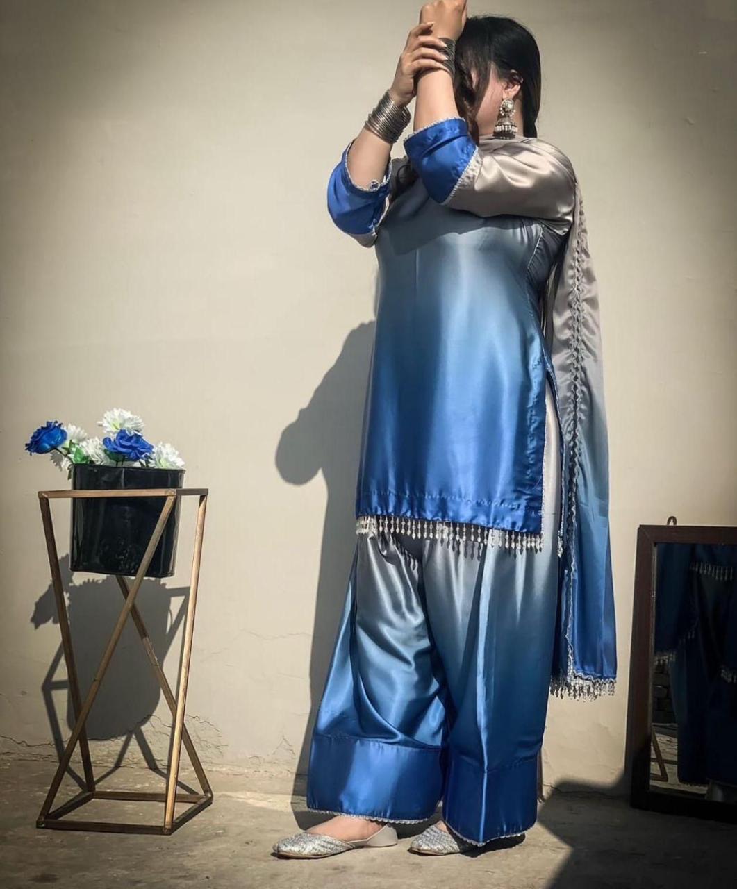 ZM-47 DIGITALLY PRINTED SILK 3PC