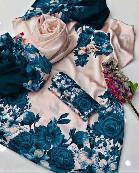 ZM-41 DIGITALLY PRINTED SILK 3PC