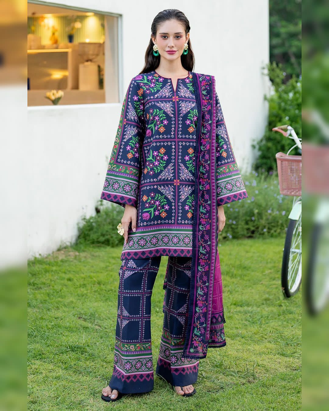 ZM-04 DIGITALLY PRINTED SILK 3PC
