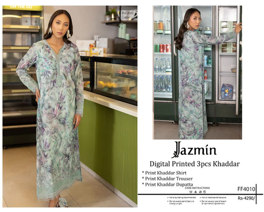 F&F-08 DIGITALLY PRINT KHADDER 3PC
