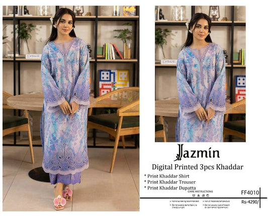 F&F-07 DIGITALLY PRINT KHADDER 3PC
