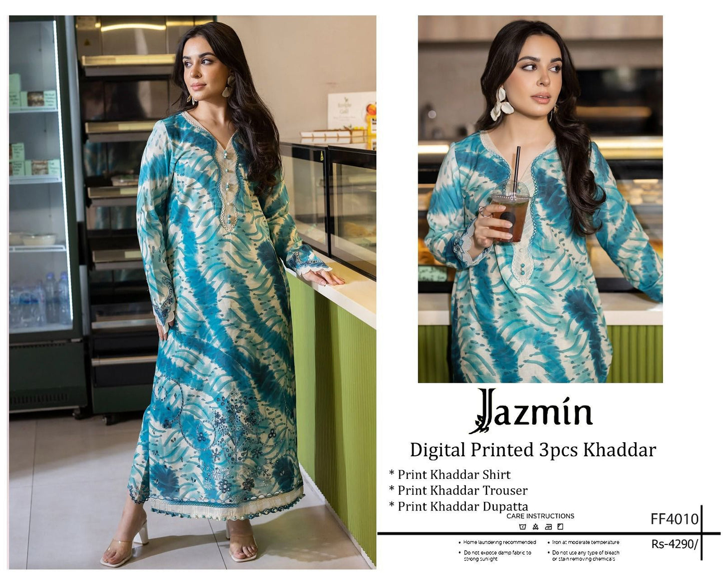 F&F-05 DIGITALLY PRINT KHADDER 3PC