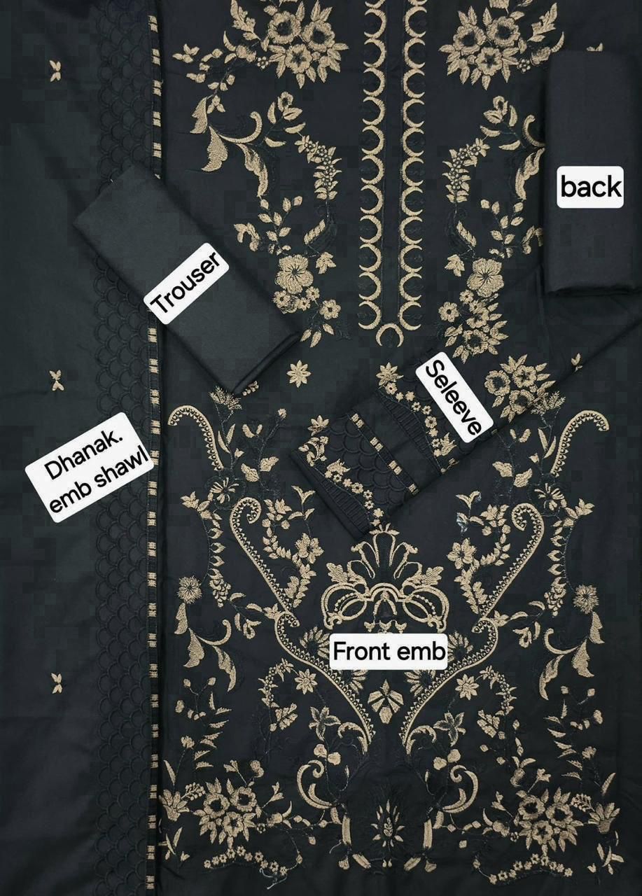 AS-19 BRANDED DHANAK 3PC