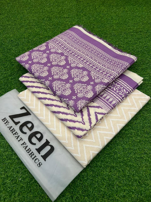 FASH-46 DIGITALLY PRINT KHADDER 3PC