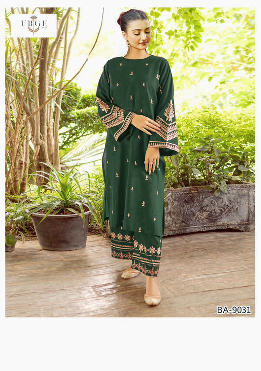 AS-14 EMBORIDER DHANAK 2PC