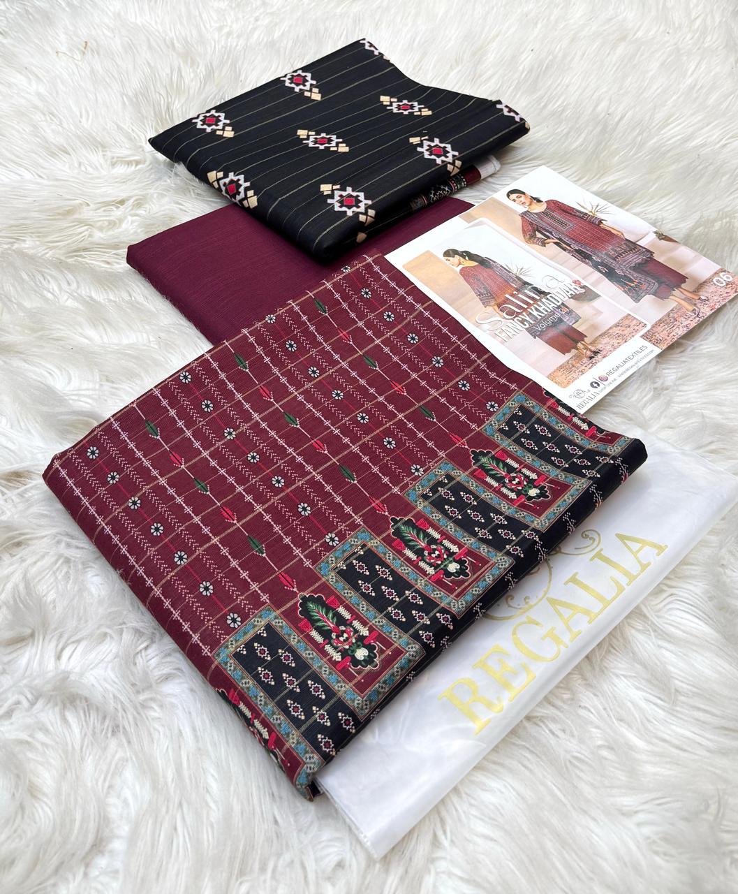 FASH-33 DIGITALLY PRINT KHADDER 3PC