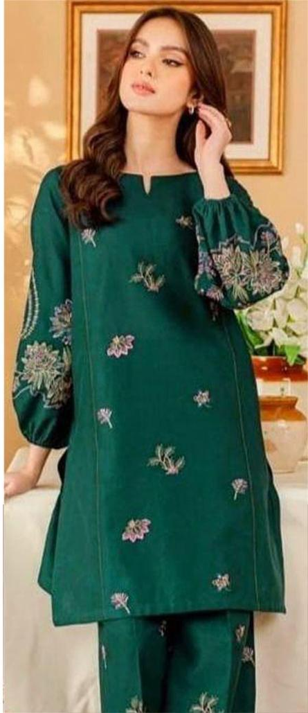 AHM-03 EMBORIDER DHANAK 2PC