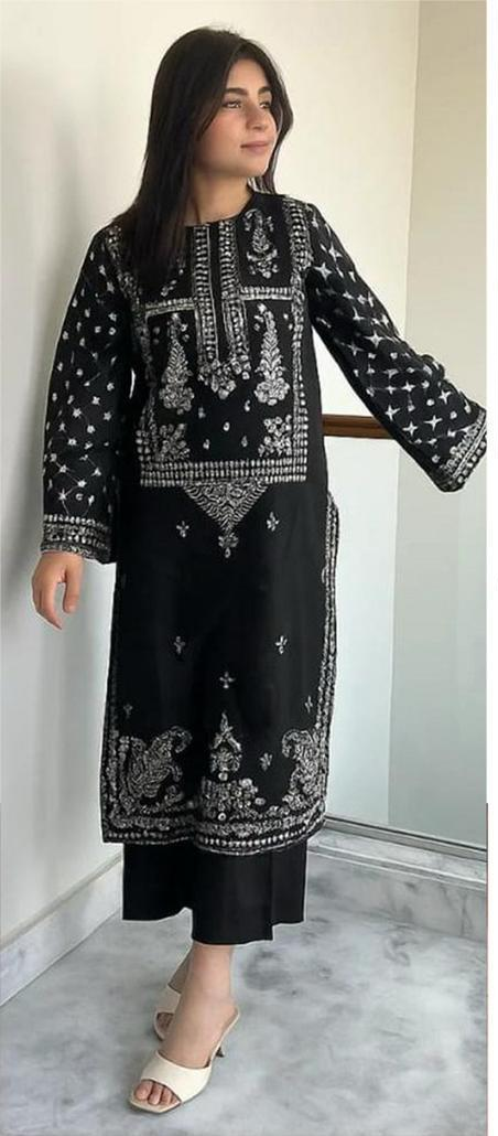 AHM-07 EMBORIDER DHANAK 2PC