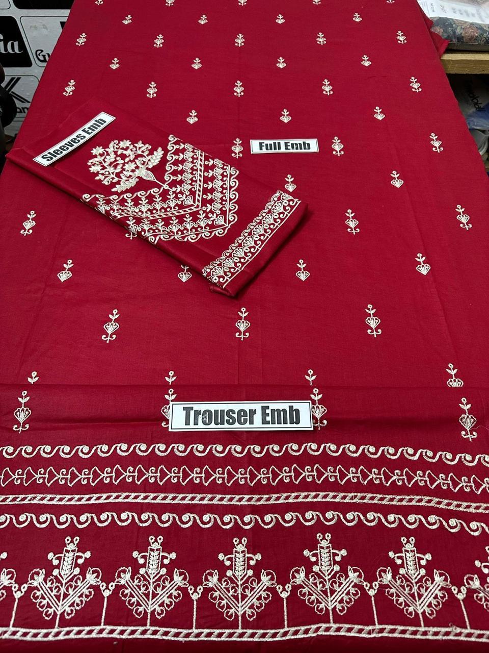 AHM-05 EMBORIDER DHANAK 2PC