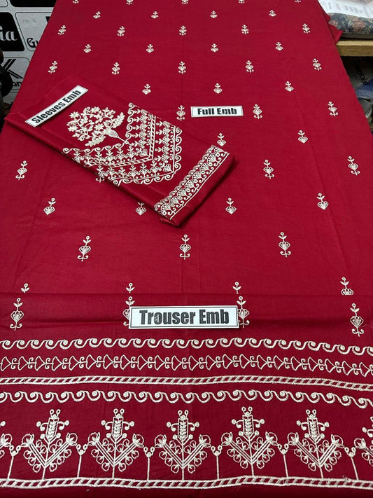 AHM-05 EMBORIDER DHANAK 2PC