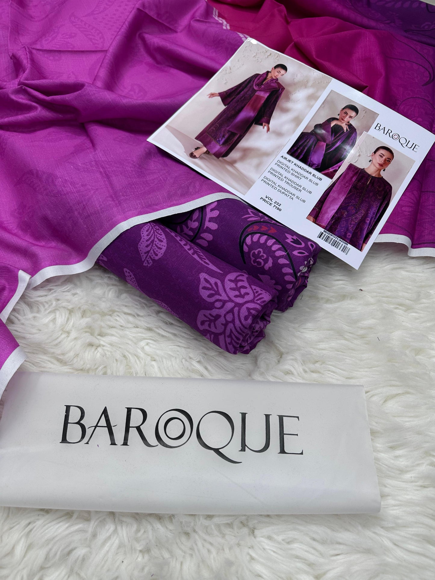 F&F-25 DIGITALLY PRINT KHADDER 3PC