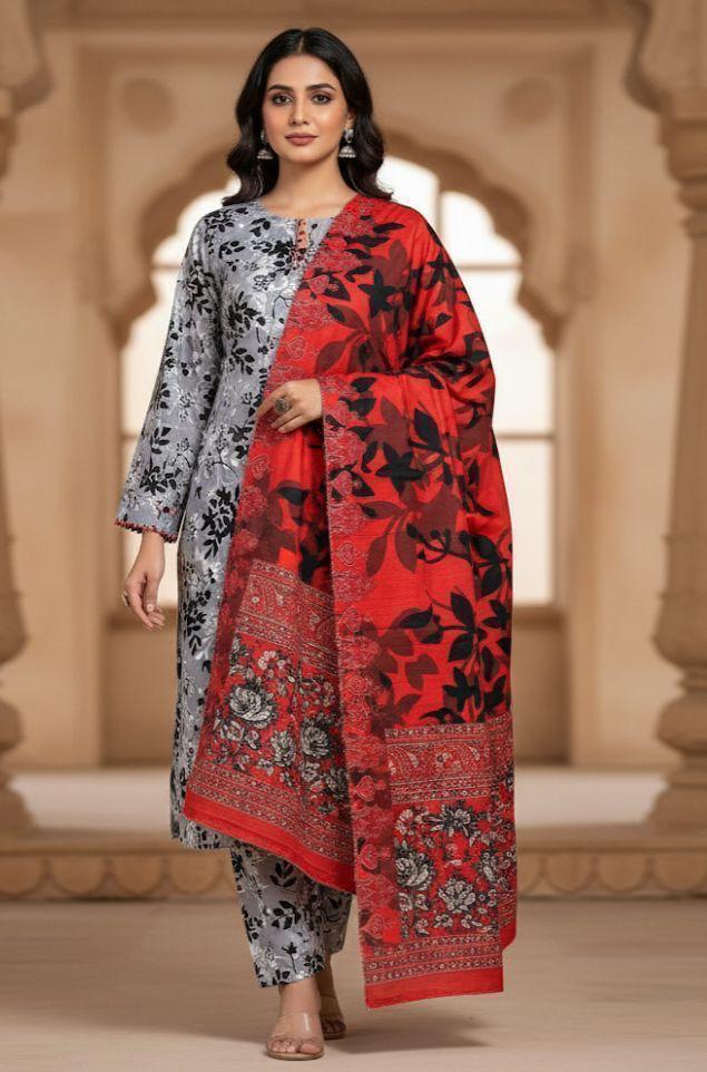 AMD-04 DIGITALLY PRINT KHADDER 3PC