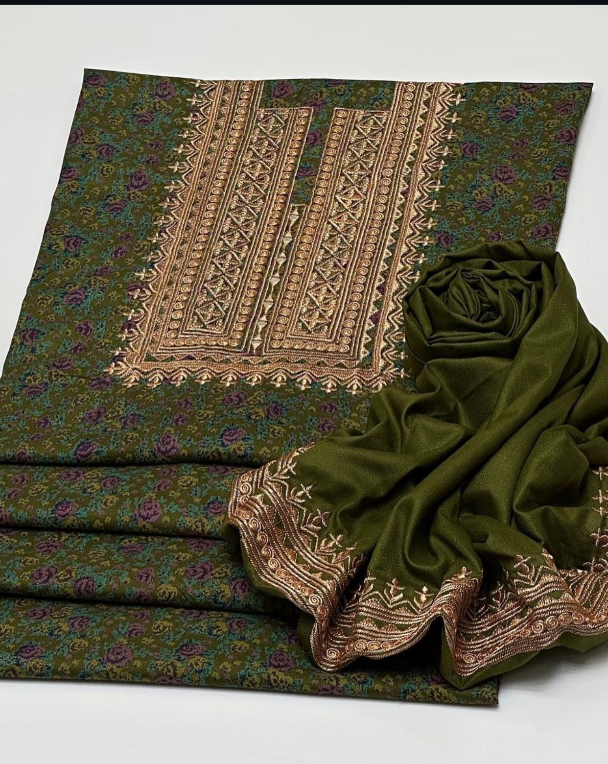 FNF-06 EMBORIDER KHADDAR 2PC