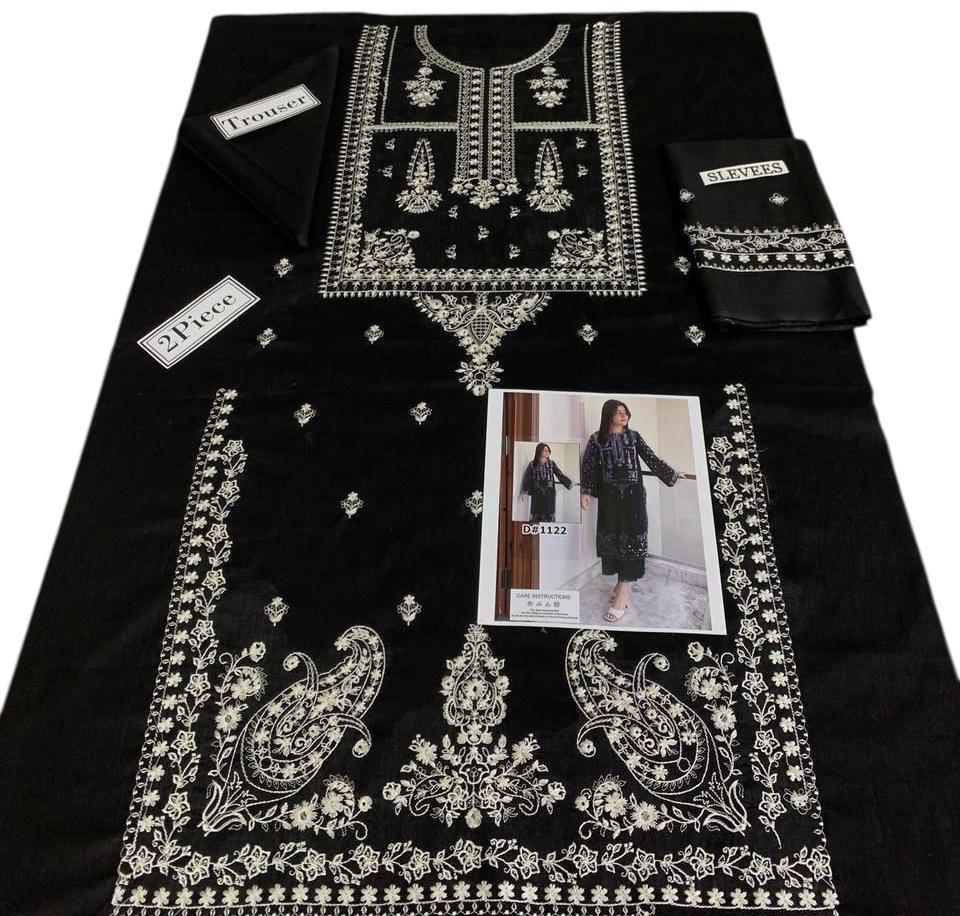 AHM-07 EMBORIDER DHANAK 2PC