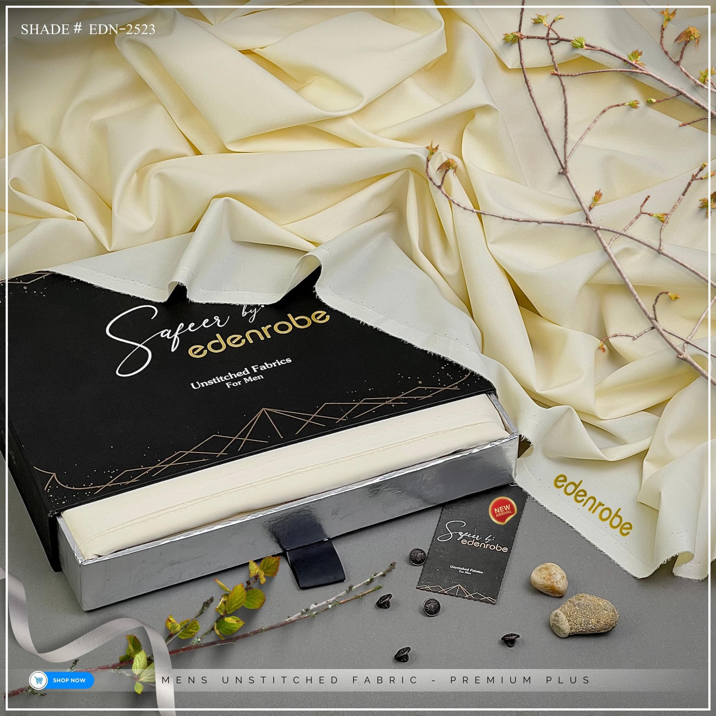 BR-03 Edenrobe`WASH'N WEAR soft & Smooth