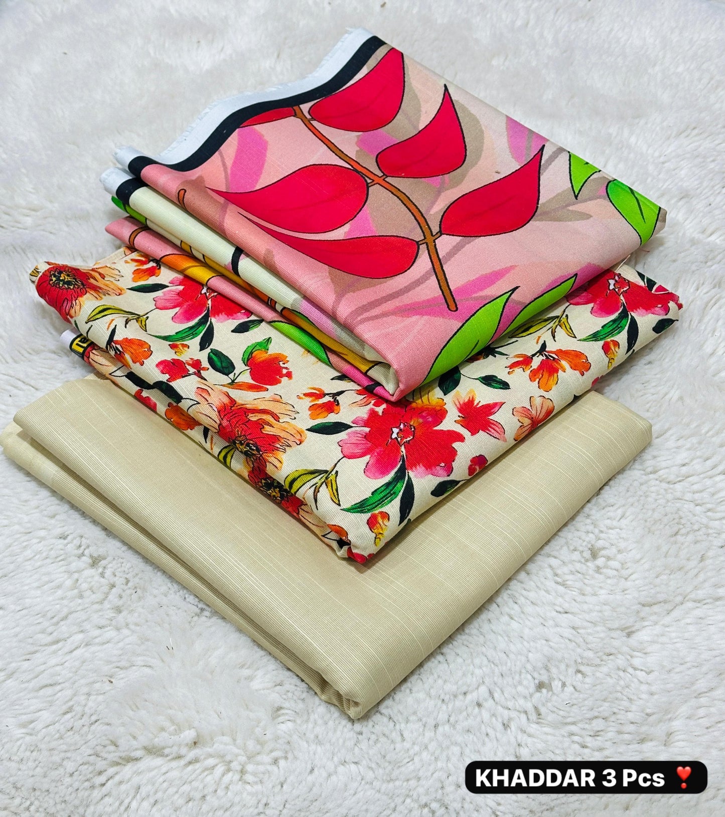 AMD-32 DIGITALLY PRINT KHADDER 3PC