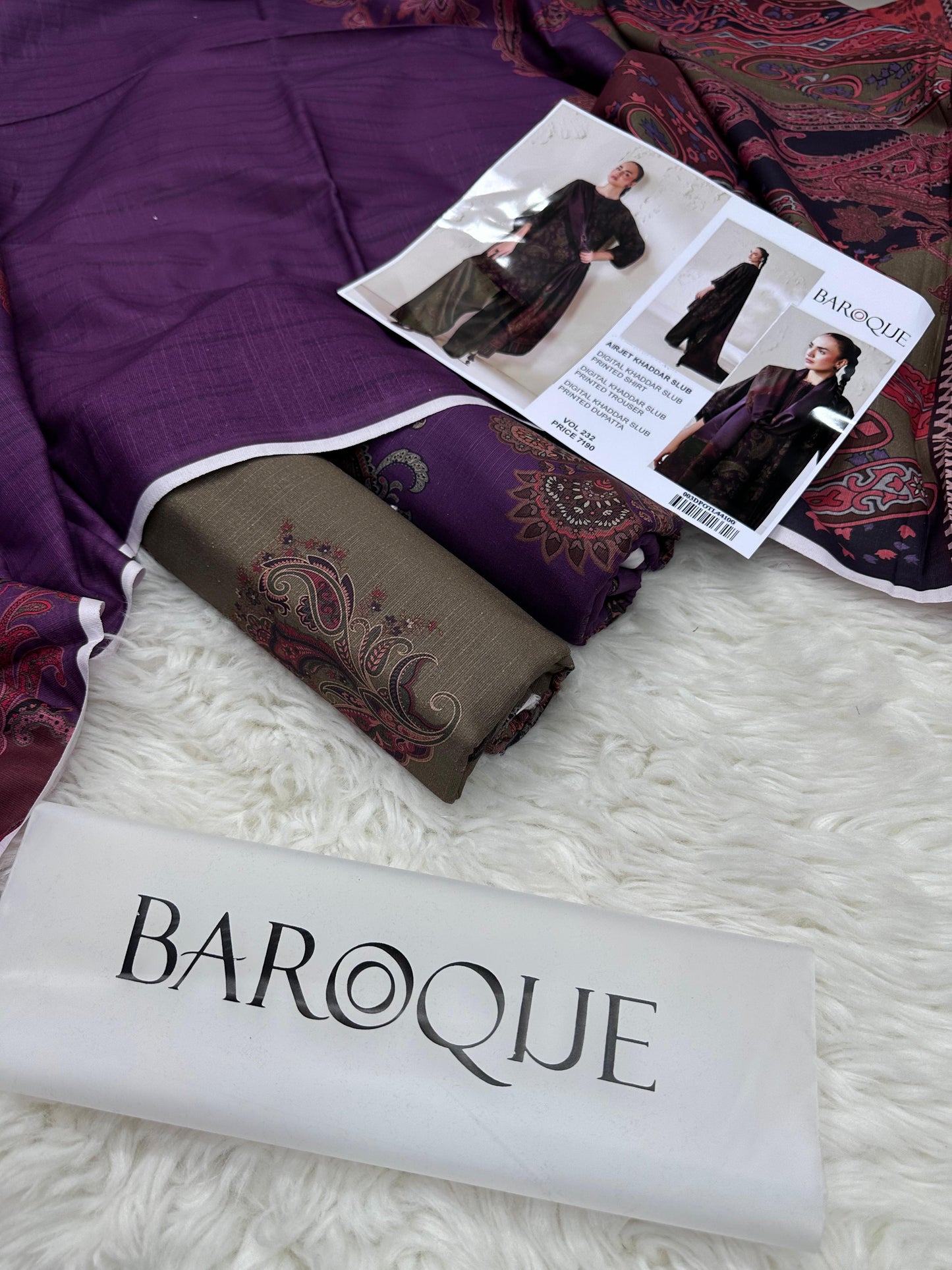 F&F-22 DIGITALLY PRINT KHADDER 3PC