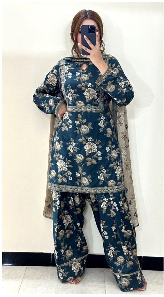 F&F-30 DIGITALLY PRINT KHADDER 3PC