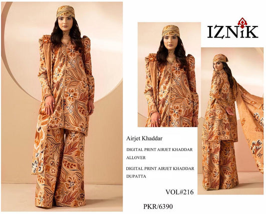 F&F-32 DIGITALLY PRINT KHADDER 3PC