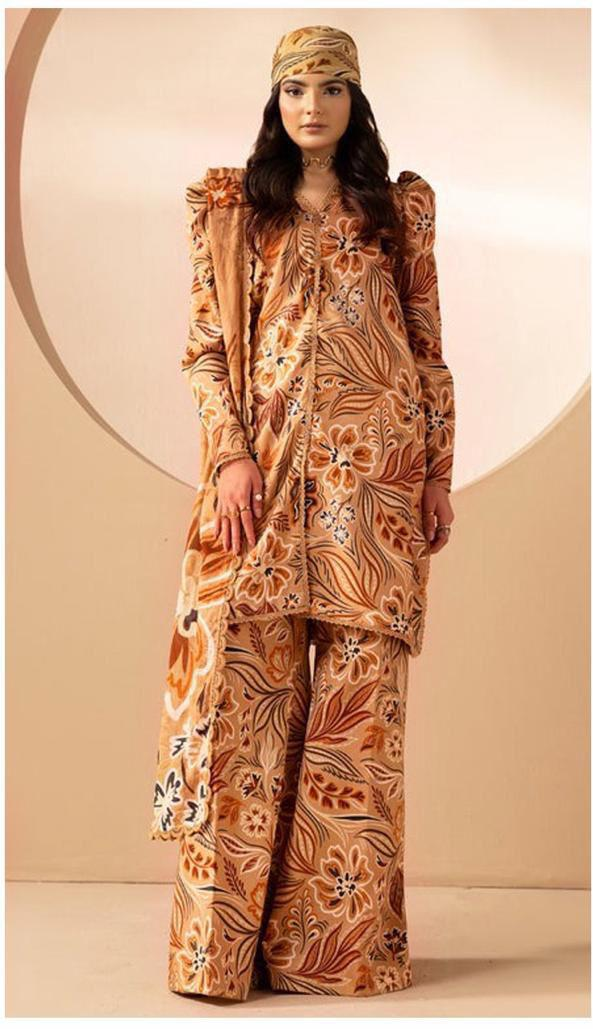 F&F-32 DIGITALLY PRINT KHADDER 3PC